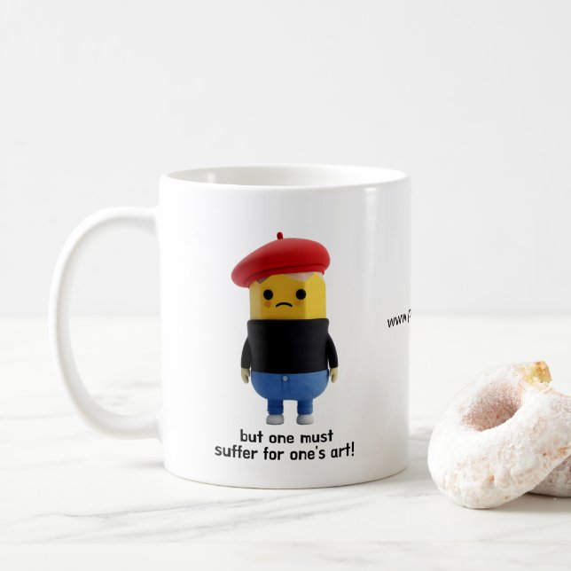 Caneca De Café Harry Brown Pencil (Com Donut)