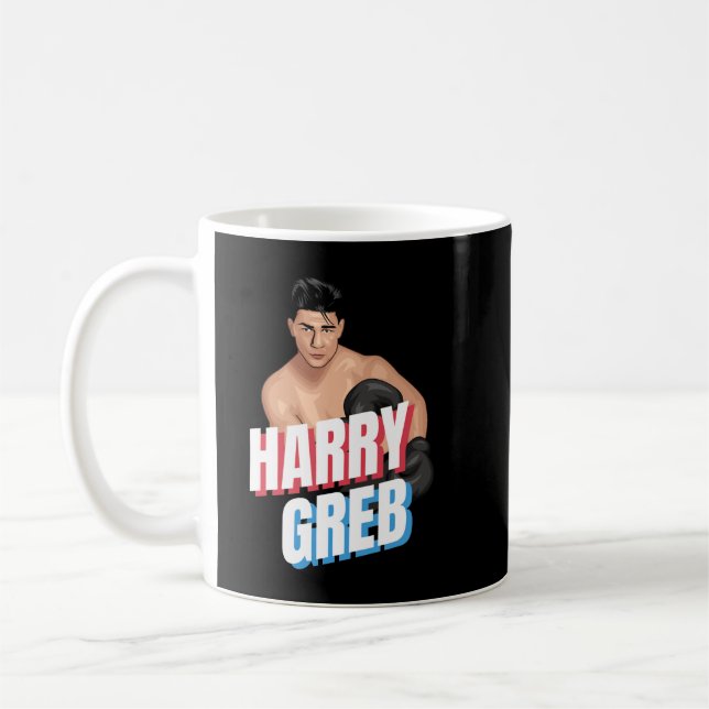 Caneca De Café Harry Greb Clássico T Shirt Copiar Copiar Copiar C (Esquerda)