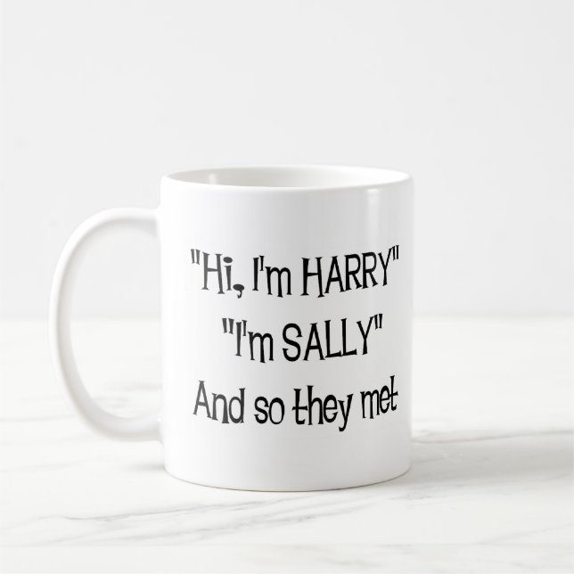 Caneca De Café harry met sally (Esquerda)