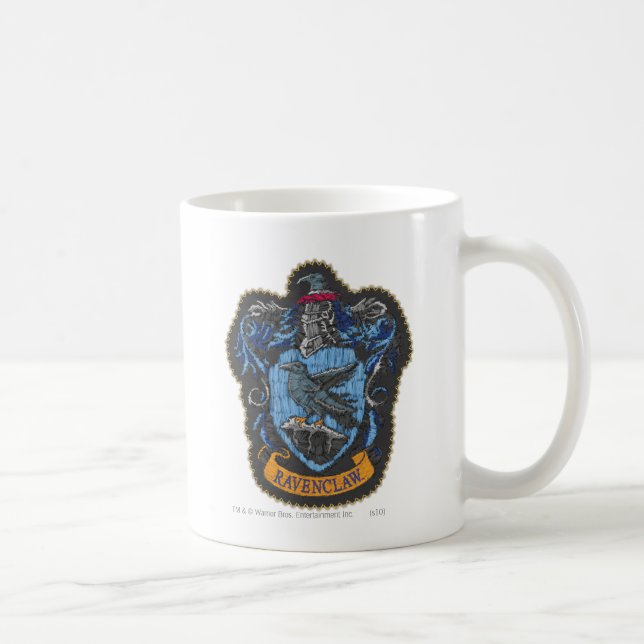 Caneca De Café Harry Potter | Brasão Clássico de Corvinal (Direita)