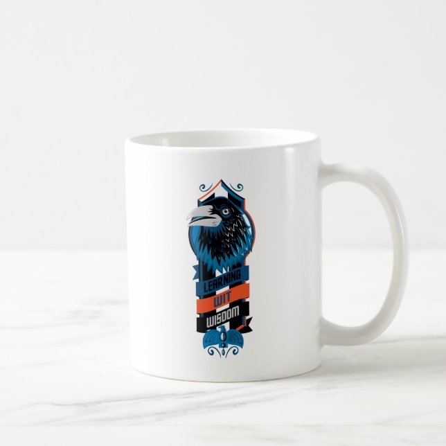 Caneca De Café Harry Potter | Brasão da Casa RAVENCLAW™ (Direita)