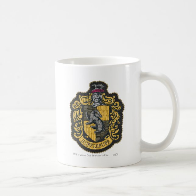 Caneca De Café Harry Potter | Brasão da Hufflepuff Patch (Direita)
