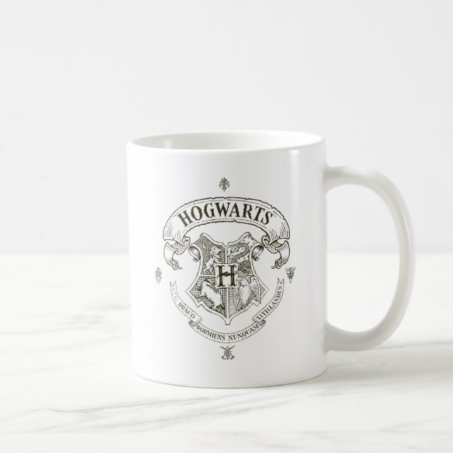 Caneca De Café Harry Potter | Brasão de Hogwarts (Direita)