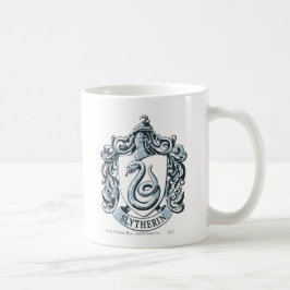 Caneca De Café Harry Potter| Descanso De Slytherin - Azul-Gelo