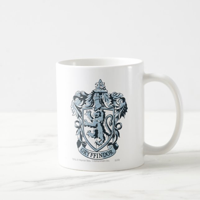 Caneca De Café Harry Potter | Gryffindor Crest Azul (Direita)