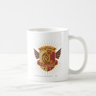 Caneca De Café Harry Potter   Gryffindor QUIDDITCH � Capitão Embl