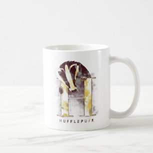 Caneca De Café Harry Potter HUFFLEPUFF™ Texugo Aquarela