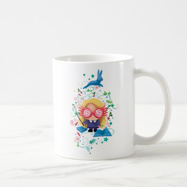 Caneca De Café Harry Potter | Luna Lovegood Gráfico (Direita)