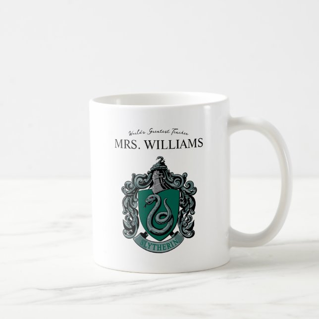 Caneca De Café Harry Potter | Professor Slytherin Personalizado (Direita)