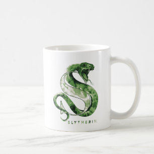 Caneca De Café Harry Potter   SLYTHERIN™ Cobra Aquarela