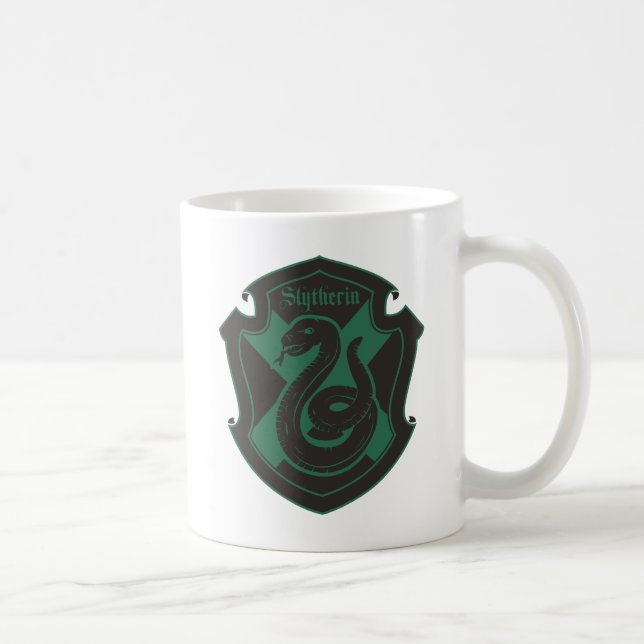 Caneca De Café Harry Potter| Slytherin House Pride Crest (Direita)