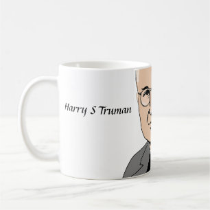 Caneca De Café Harry S Truman - O Buck Pára Aqui!