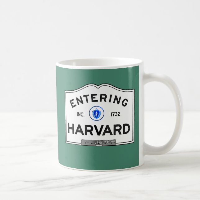 Caneca De Café Harvard entrando (Direita)