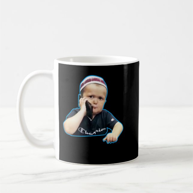 Caneca De Café Hasbulla Heart Colage Classic T Shirt (Esquerda)