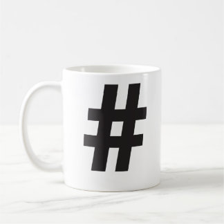 Caneca De Café Hashtag Mug