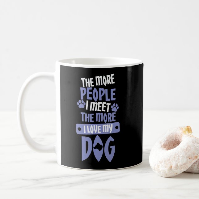 Caneca De Café Hasse Menschen, Liebe Hunde (Com Donut)