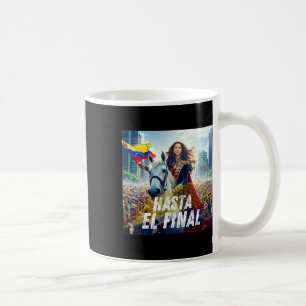 Caneca De Café Hasta El Final Maria Corina Machado