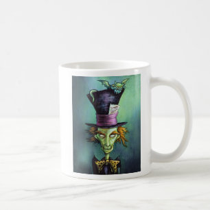 Caneca De Café Hatter louco escuro de Alice no país das