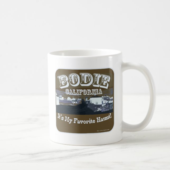 Caneca De Café Haunted Bodie California (Direita)