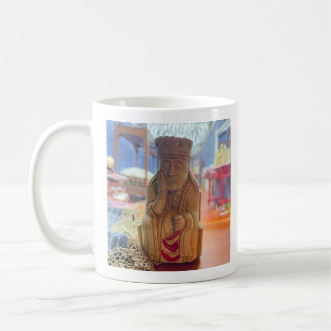 Caneca De Café Haunted House of Lewis Chess Coffee Mug 3 (Queen) (Esquerda)