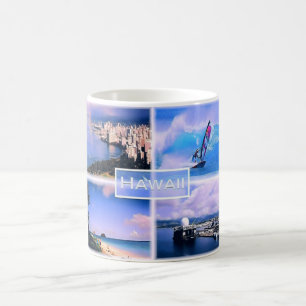 Caneca De Café Havaí - Estados Unidos - Mosaico -