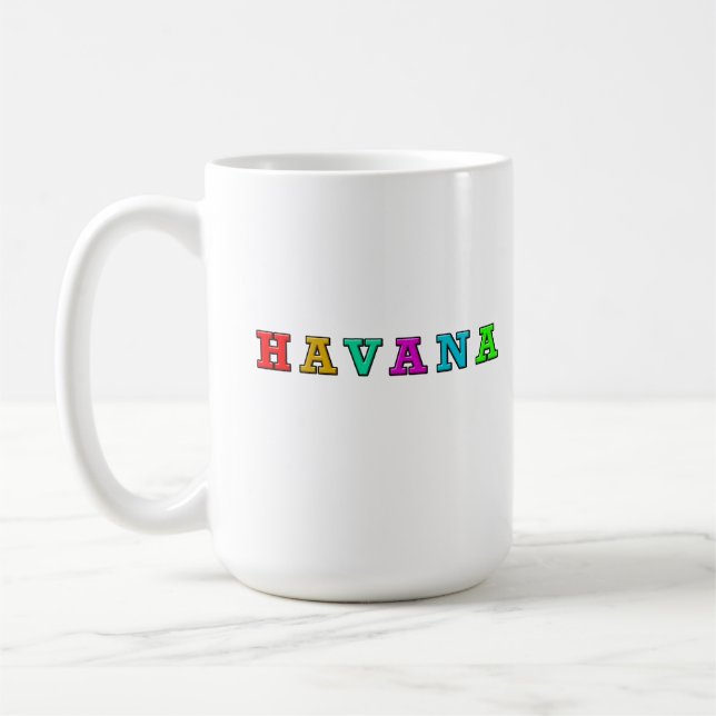 Caneca De Café Havana Cuba (Esquerda)