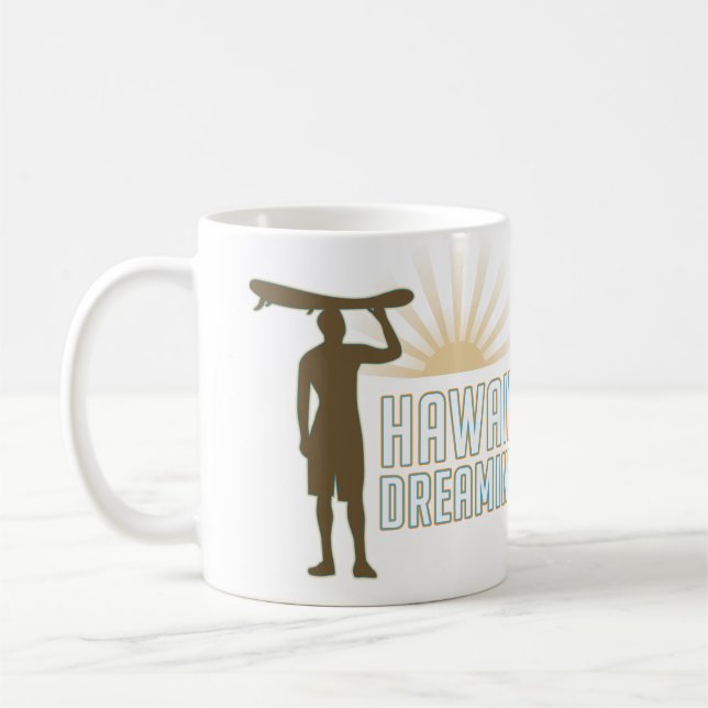Caneca De Café Hawaii Dreaming (Esquerda)