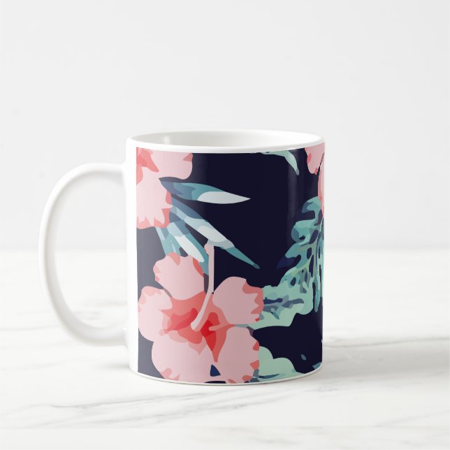 Caneca De Café Hawaii Floral (Esquerda)