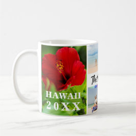 Caneca De Café Hawaii Red Hibiscus 4 Fotografia Nome da Família T