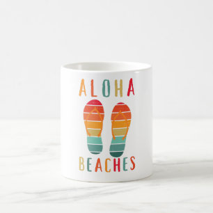 Caneca De Café Hawaii Sandles Aloha Beaches