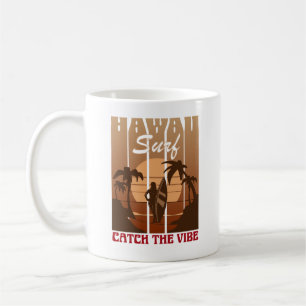 Caneca De Café Hawaii Surf Capture o Clima