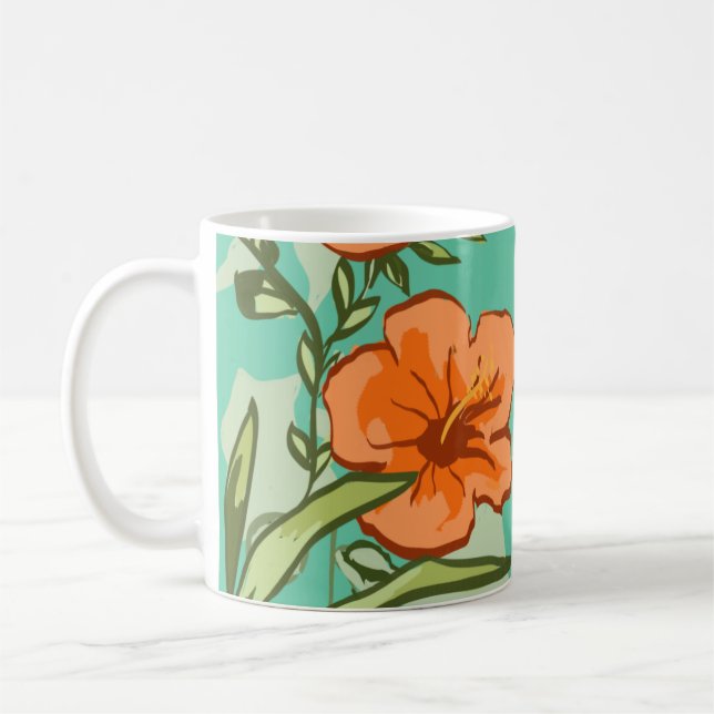 CANECA DE CAFÉ HAWAIIAN ART (Esquerda)