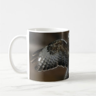 Caneca De Café Hawk com Wings Out Wildlife Sanctualize
