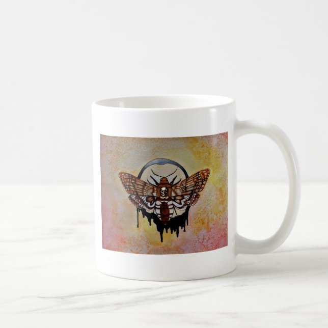 Caneca De Café Hawk Moth, Chefe da Morte (Direita)