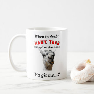 Caneca De Café Hawk tuah cuspindo a paródia da novidade de lama