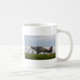 Caneca De Café Hawker Hurricane Vista de Três Quartos