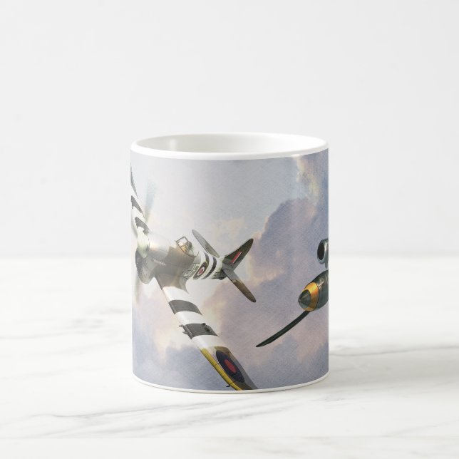 Caneca De Café ”Hawker Tempest vs. V1"mug (Centro)