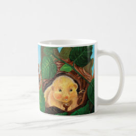 Caneca De Café Hazel dormouse comendo avelã