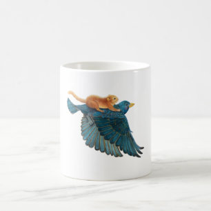 Caneca De Café Hazel dormouse e Starling voando