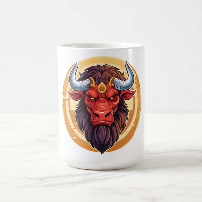 Caneca De Café Head of a minotaur from greek mythology (Centro)