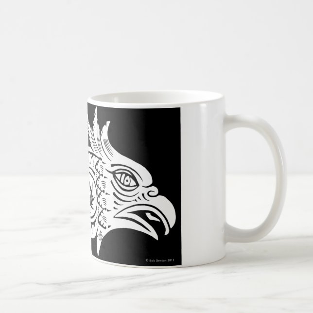 Caneca De Café Headstock Gryphon de Fairbanks-Vega (Direita)
