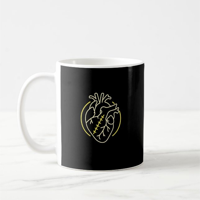 Caneca De Café Healing Heart Symbol • Emotional Repair & Inner (Esquerda)