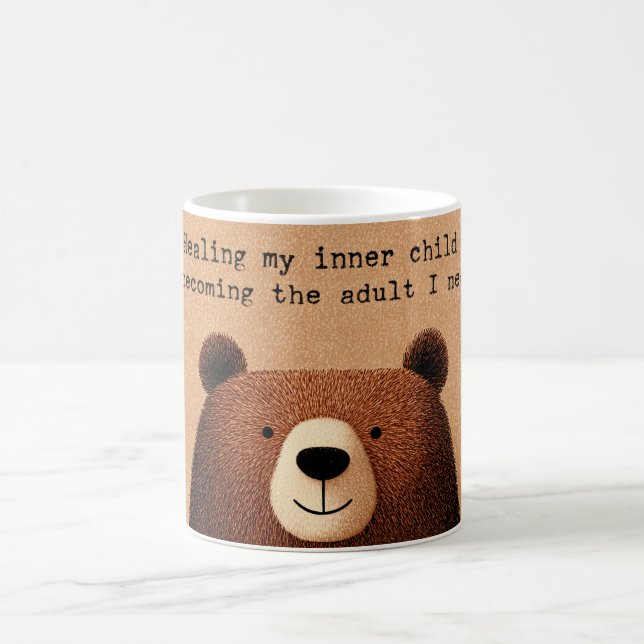 Caneca De Café "Healing my inner child"  (Centro)