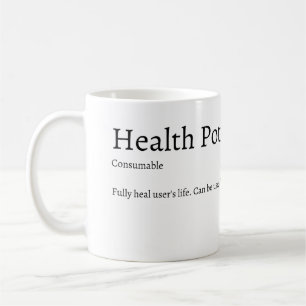 Caneca De Café Health Potion Mug