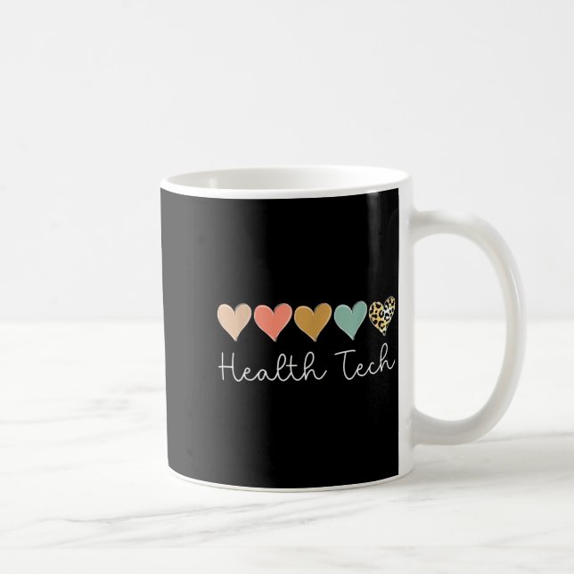 Caneca De Café Health Tech Heart, School Clinic Squad Valentine's (Direita)