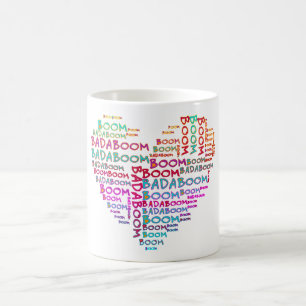 Caneca De Café Heart Badaboom