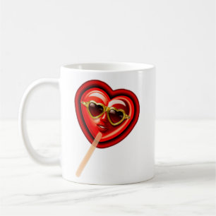 Caneca De Café Heart Lolly