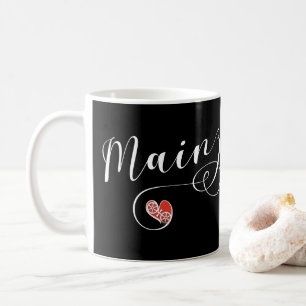 Caneca De Café Heart Mainz Flag, I Love Mainz, Meenz