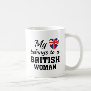 Caneca De Café Heart Pertence a British