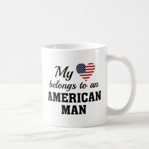Caneca De Café Heart Pertence American